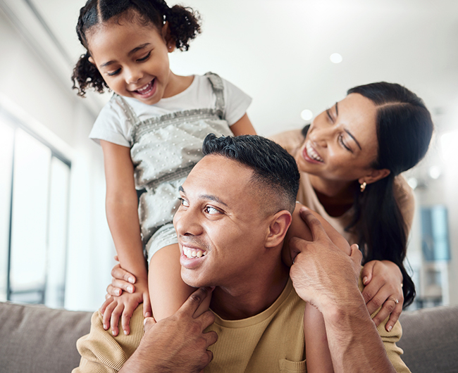 family of three