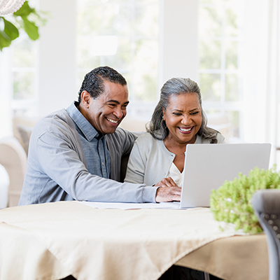 couple on laptop