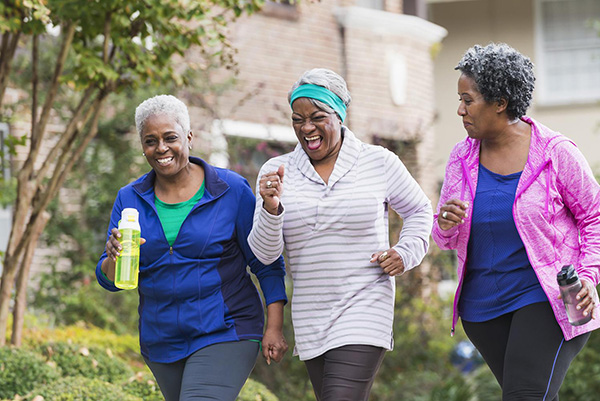 Women jogging